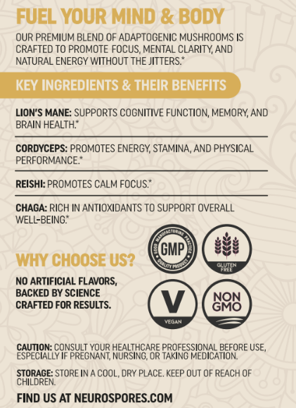 Neurospores Mind and Body Gummies - Berry Burst (60 Count) | Neurospores