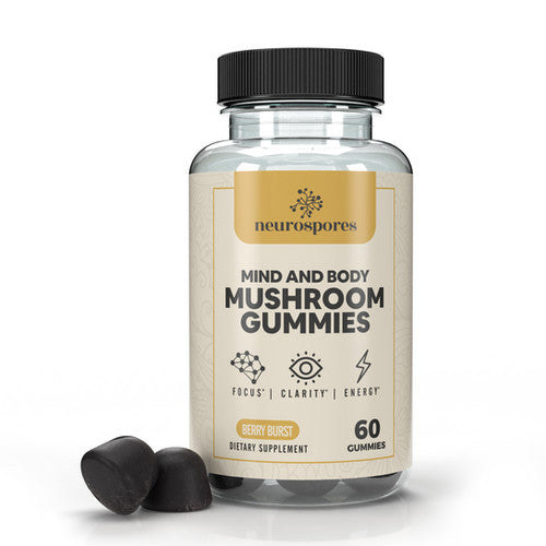 Neurospores Mind and Body Gummies - Berry Burst (60 Count) | Neurospores